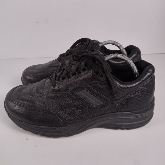 SAS Journey II Sneakers Shoes Mens 9.5 Wide Black Leather Tripad Comfort Lace Up - Picture 4 of 9